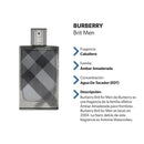 Burberry Brit For Men Edt 100ml Hombre