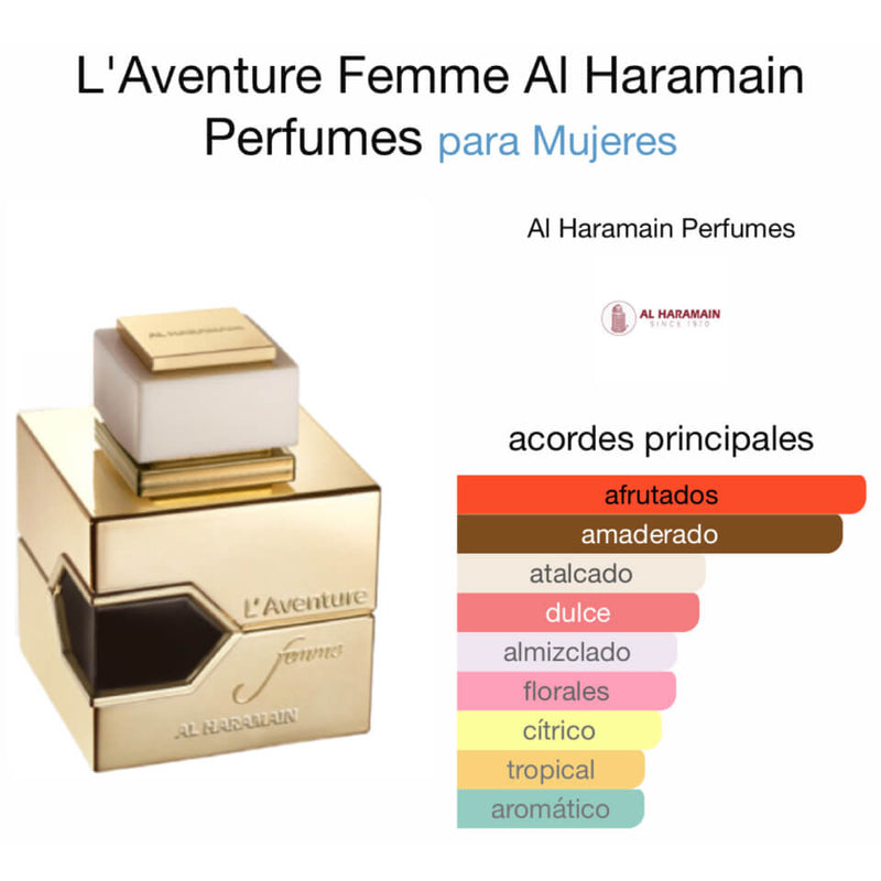 Al Haramain L Aventure Femme Edp 100ml Mujer