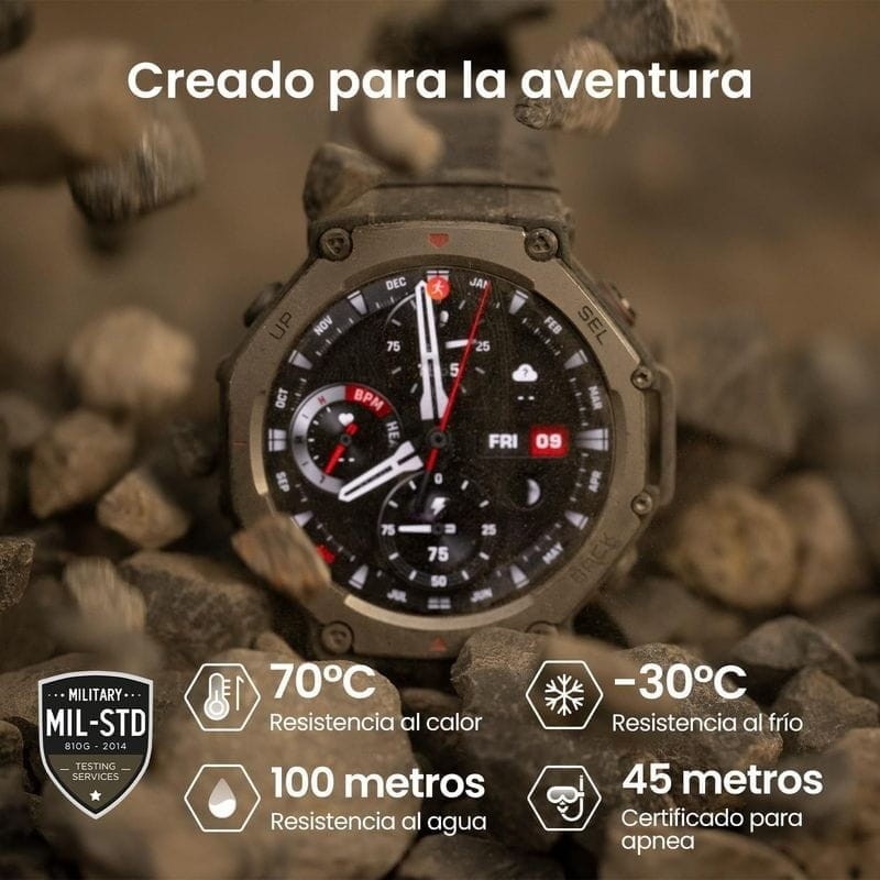 Smartwatch Amazfit T Rex 3 Gris Gps NFC