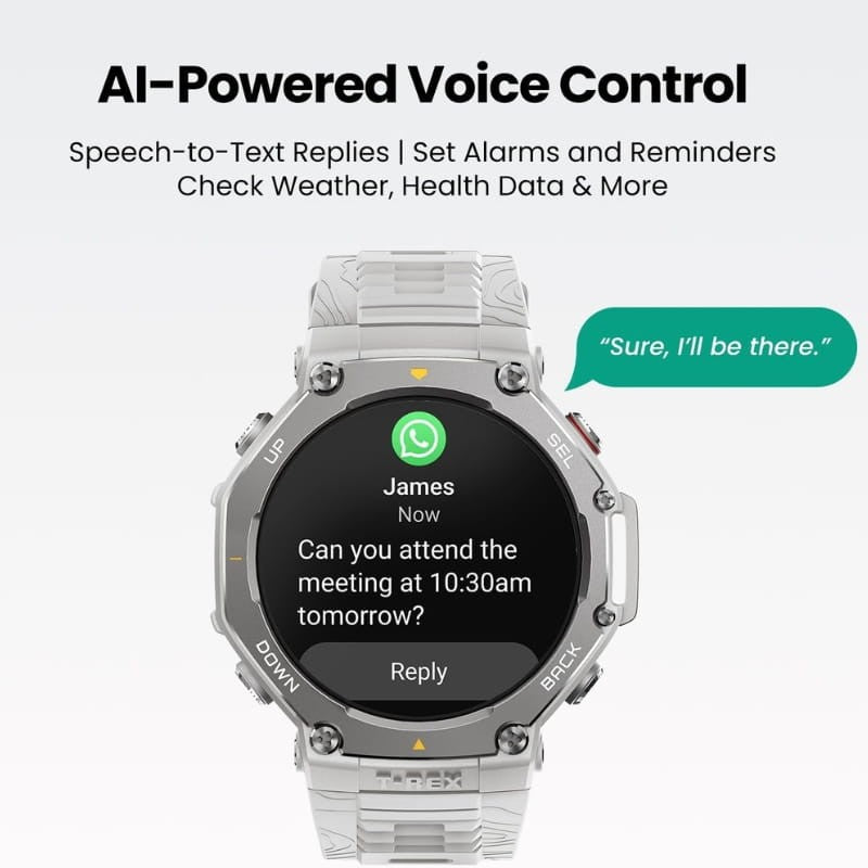 Smartwatch Amazfit T Rex 3 Gris Gps NFC
