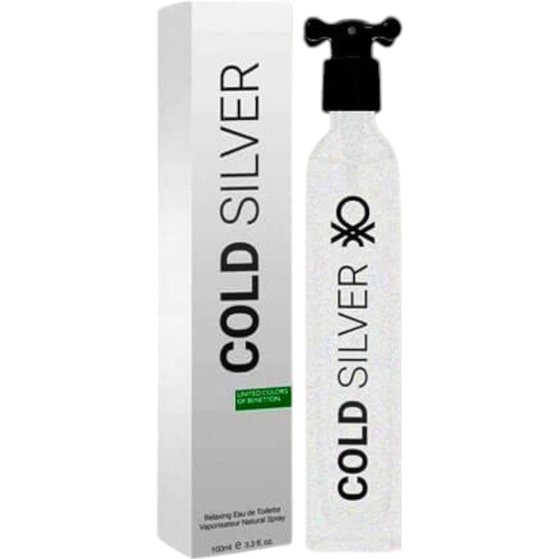 Benetton Cold Silver Edt 100ml Hombre