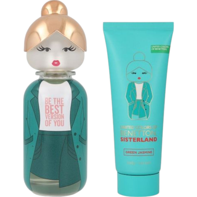 Benetton Sisterland Green Jasmine Set Edt 80ml + Bl 75ml