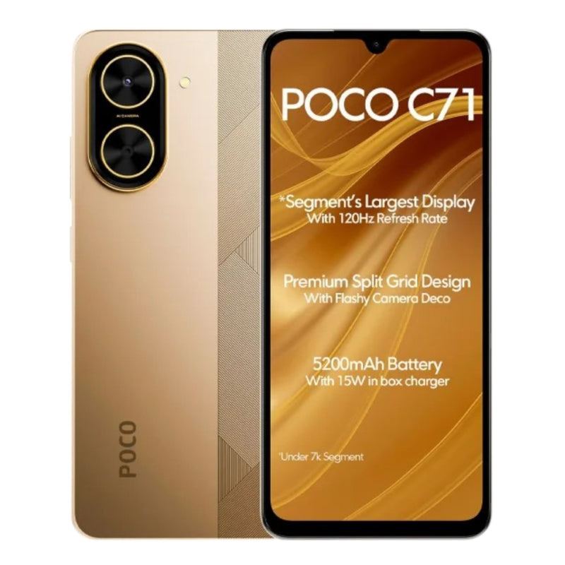 Xiaomi Poco C71 4G 64gb Dorado 3gb Ram
