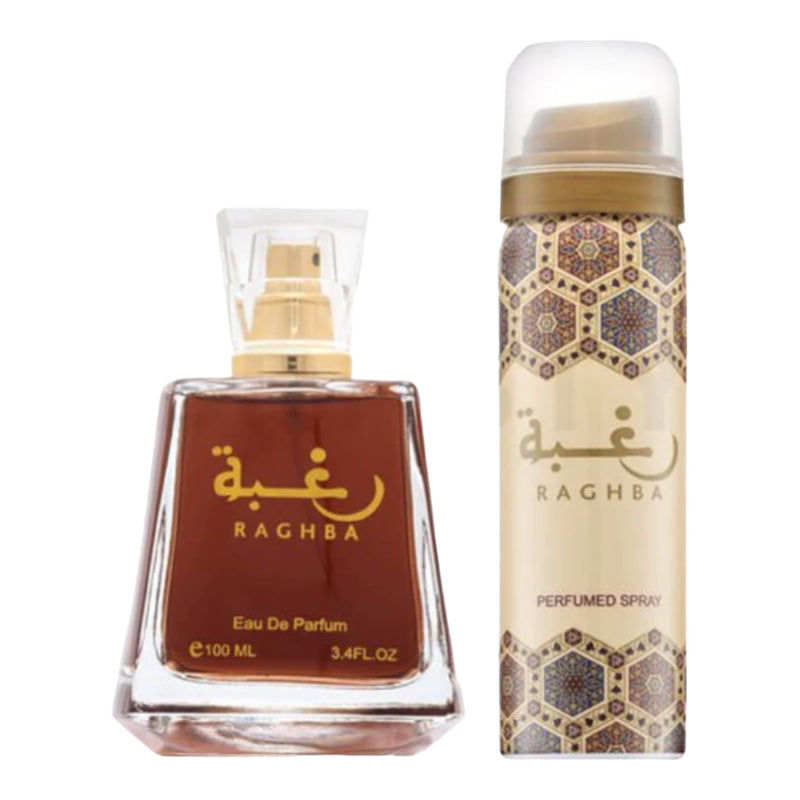 Lattafa Raghba Set Edp 100ml + Deo 50ml