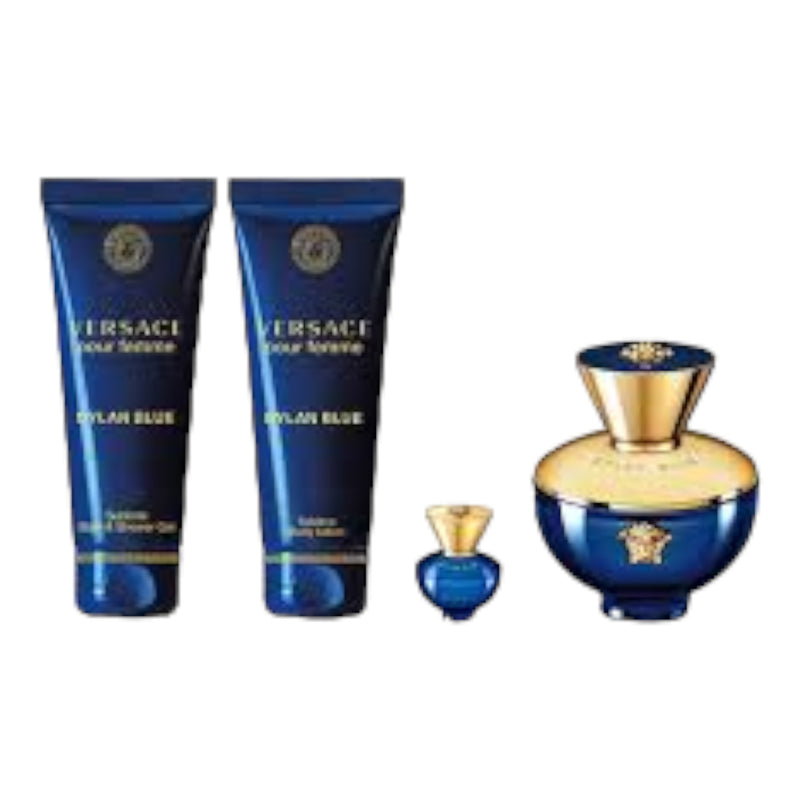 Versace Dylan Blue Set Edp 100ml + 5ml + Sg + Bl Mujer