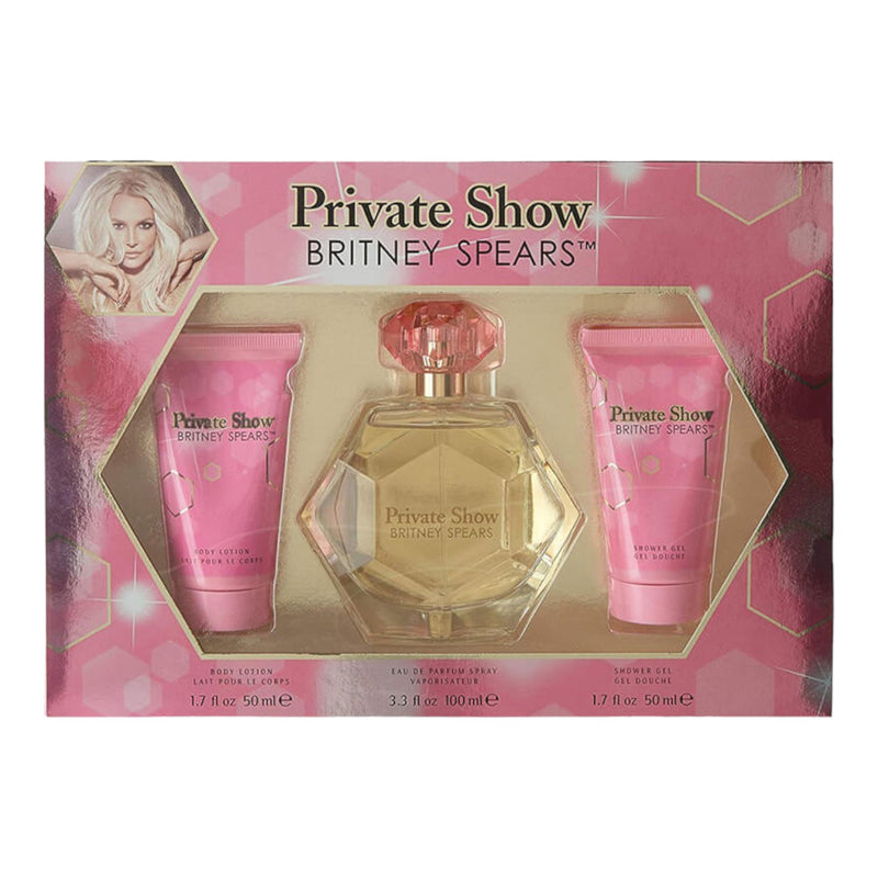 Britney Spears Private Show Set Edp 100ml + Bl 50ml + Sg 50ml Mujer