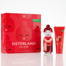 Benetton Sisterland Red Rose Set Edt 80ml + Body Lotion 75ml Mujer