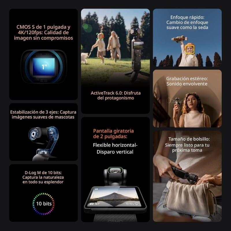 Camara DJI Osmo Pocket 3 Creator Combo