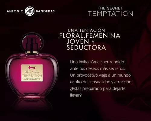 Antonio Banderas Her Secret Temptation Set Edt 80ml + Deo 150ml