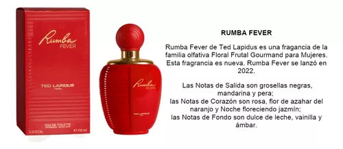 Ted Lapidus Rumba Fever Edt 100ml Mujer