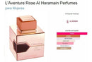 Al Haramain L Aventure Rose Edp 100ml Mujer