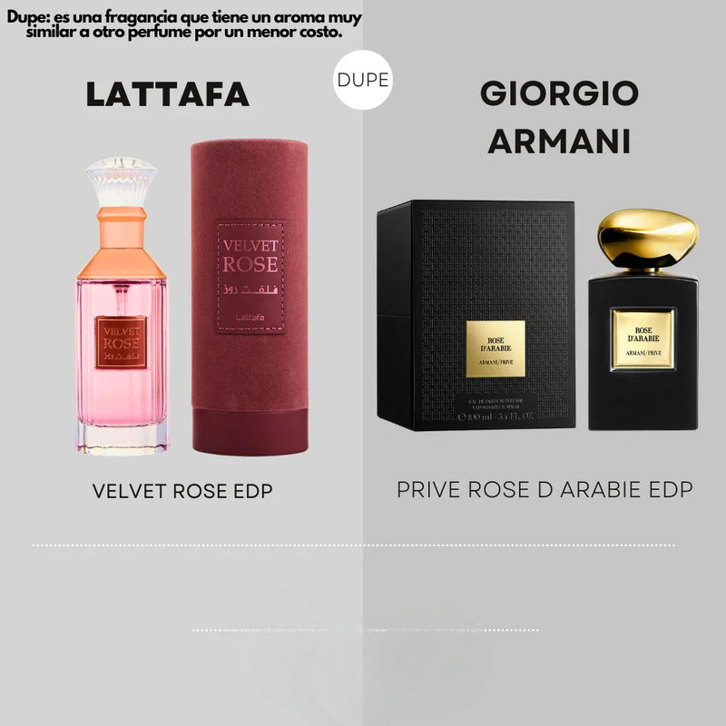 Lattafa Velvet Rose Edp 100ml Mujer