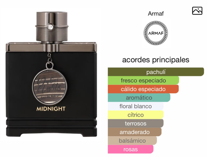 Armaf Dubai Nights Midnight Edp 100ml Hombre