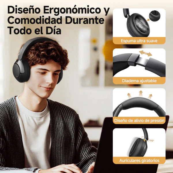Audifonos QCY H3 Pro Lila