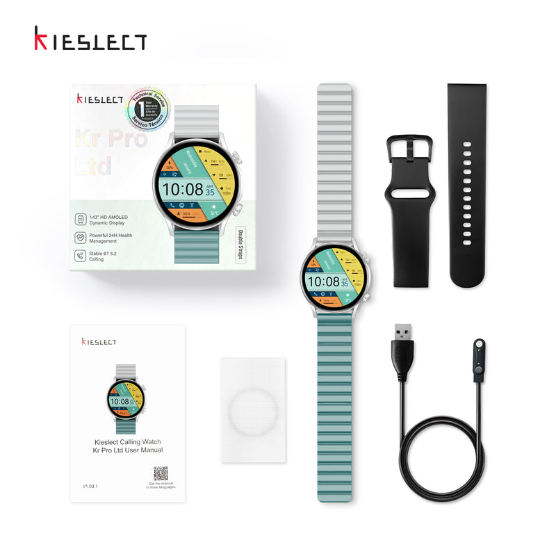 Smartwatch Kieslect Kr Pro Ltd Negro con Llamadas