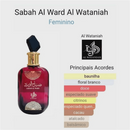 Al Wataniah Sabah Al Ward Edp 100ml Unisex