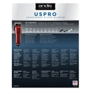 Maquina Cortapelo Andis Uspro Con Cable