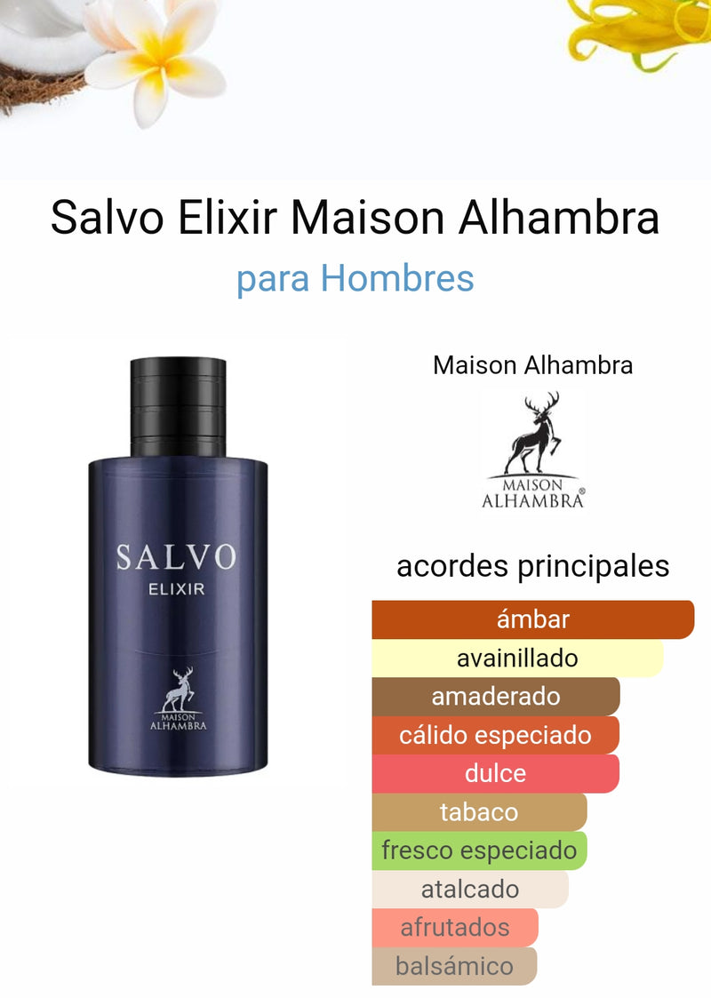 Maison Alhambra Salvo Elixir Edp 60Ml Hombre