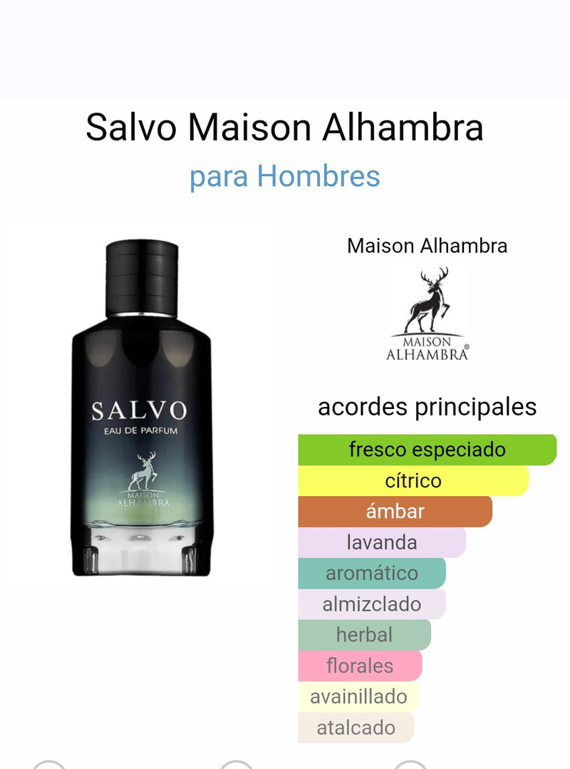 Maison Alhambra Salvo Edp 30ml Hombre