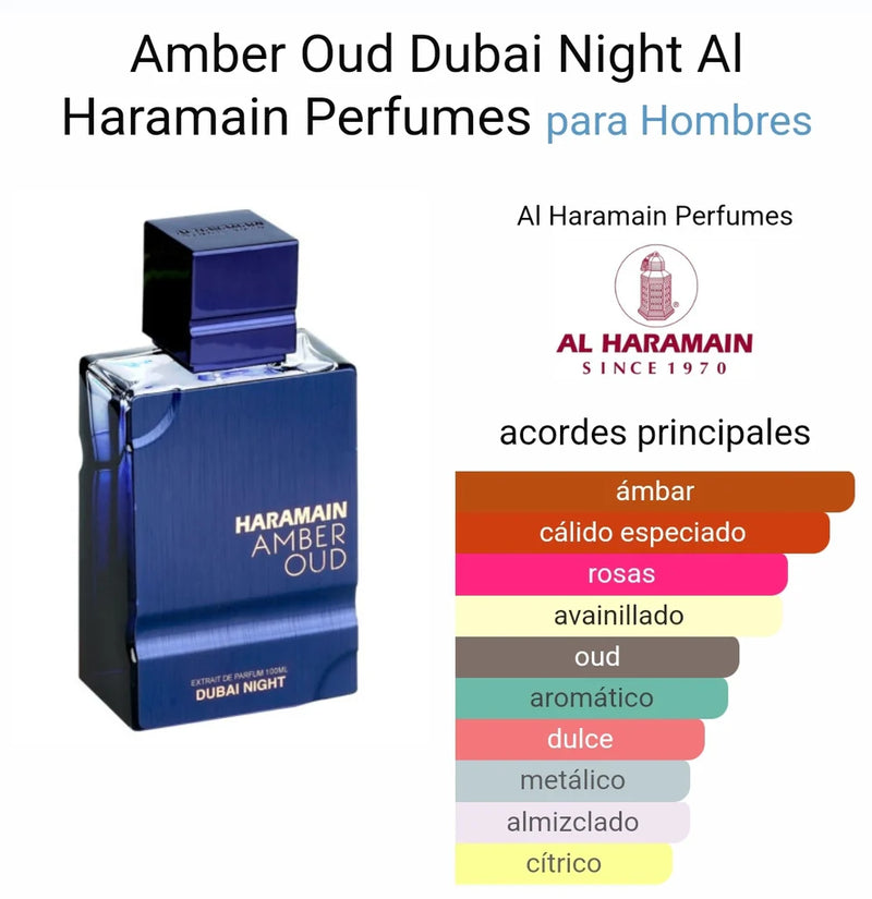 Al Haramain Amber Oud Dubai Night Extrait Parfum 100ml Unisex