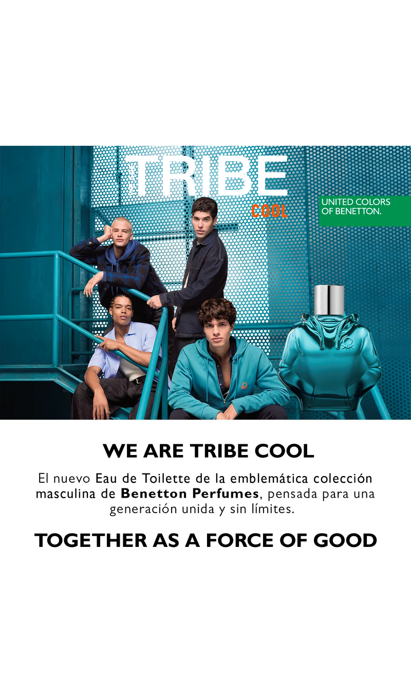 Benetton We Are Tribe Cool Edt 90ml Hombre