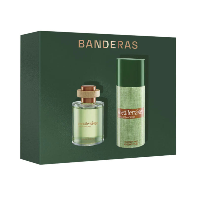 Antonio Banderas Mediterraneo Set Edt 100ml + Deo 150ml Hombre