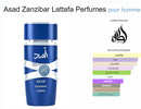 Lattafa Asad Edp 100ml + Asad Zanzibar Edp 100ml Set Hombre