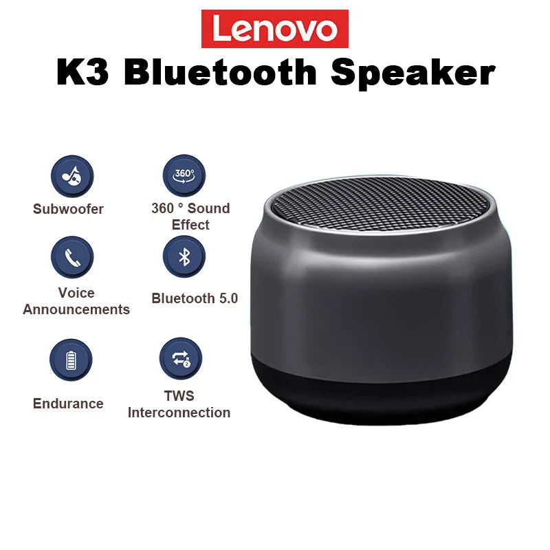 Parlante Bluetooth Lenovo K30 Negro
