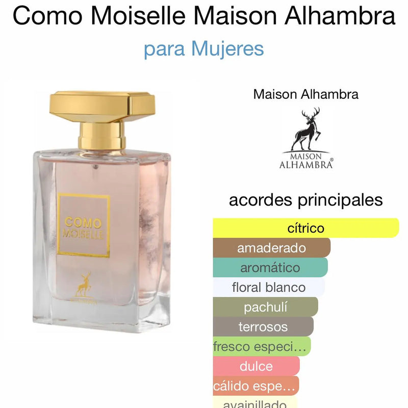 Maison Alhambra Como Moiselle Edp 100ml Mujer