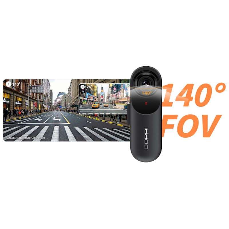 Camara Para Auto DDPai N3 Pro Frontal y Trasera GPS