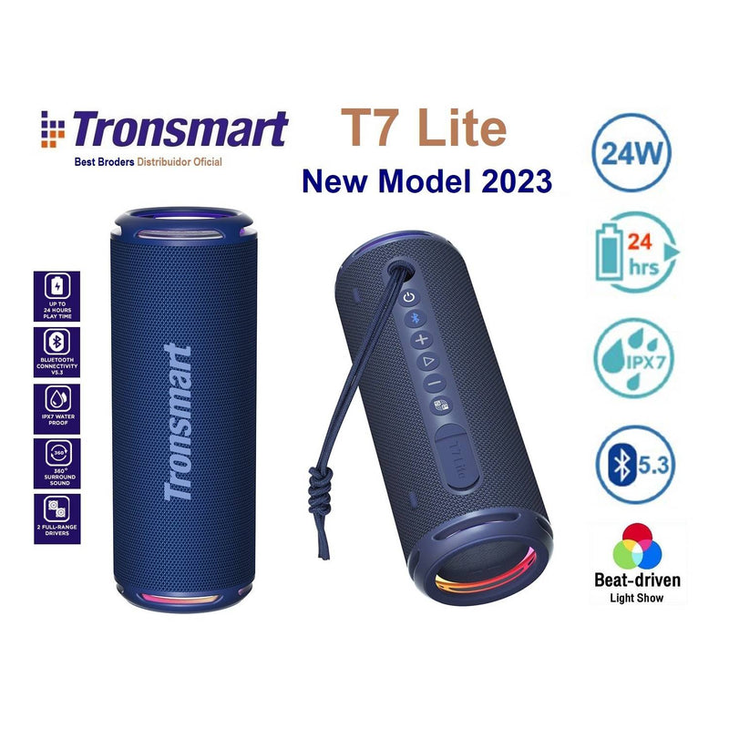 Parlante Tronsmart T7 SoundPulse 30w Azul Ipx7