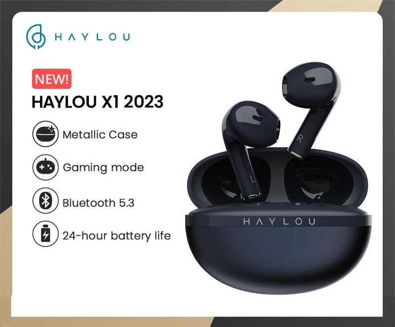 Audifonos Bluetooth Haylou X1 2023 Azul Bt 5.3