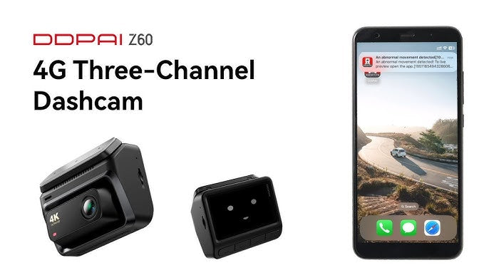 Camara DDpai Z60 4G Kit Frontal y Trasera 4K