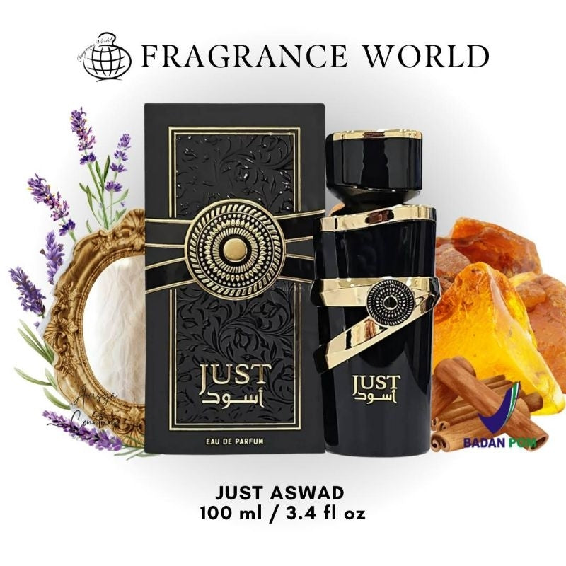 Fragrance World Just Aswad Edp 100ml Hombre