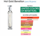 Benetton Hot Gold Edt 100ml Mujer
