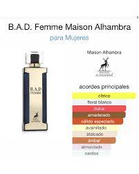 Maison Alhambra Bad Femme Edp 100ml Mujer