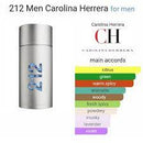 Carolina Herrera 212 Men Edt 100ml Hombre