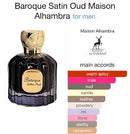 Maison Alhambra Baroque Satin Oud Edp 100ml Hombre