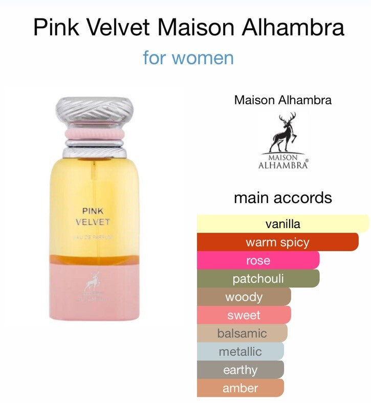 Maison Alhambra Pink Velvet Edp 80ml Mujer