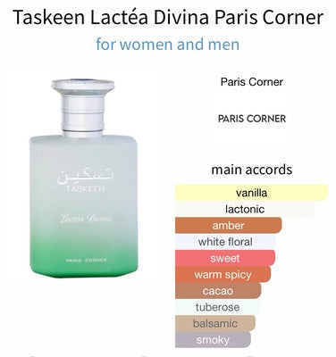 Paris Corner Taskeen Lactea Divina Edp 100ml Unisex
