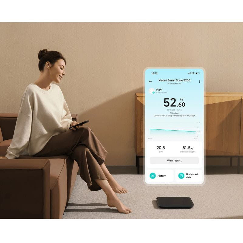 Xiaomi Smart Scale S200 Gris Oscuro