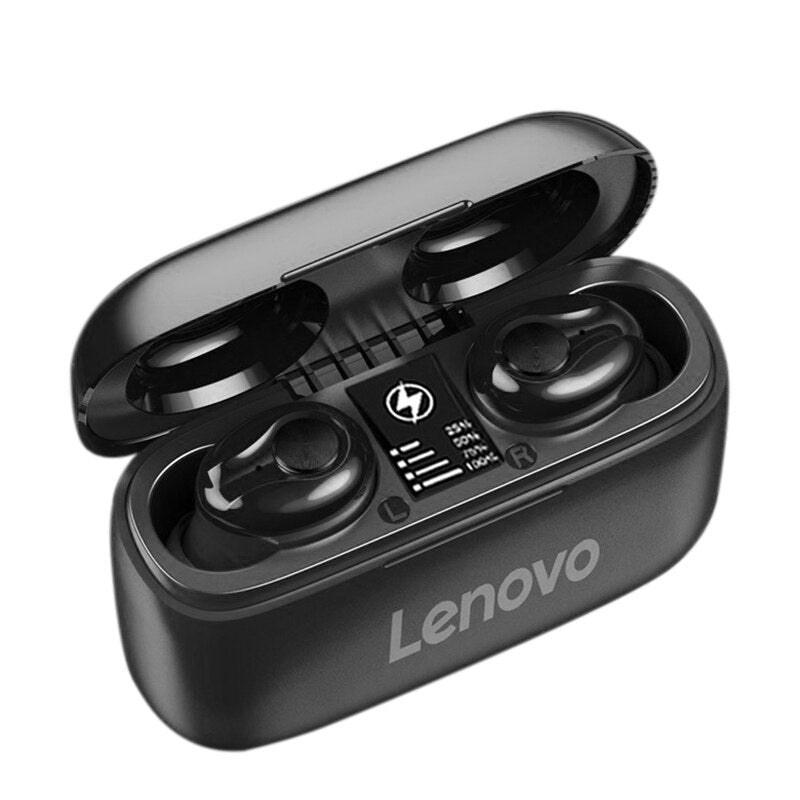 Lenovo True Wireless Earbuds HT18 Black Audifonos Bluetooth