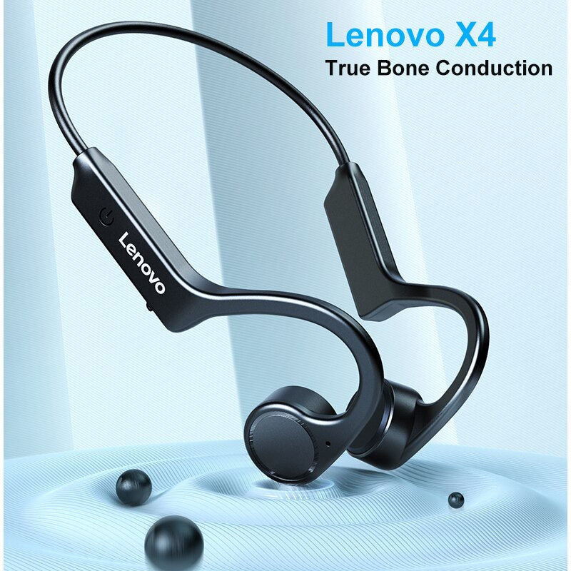 Lenovo X4 Black Conduccion osea Audifonos Bluetooth